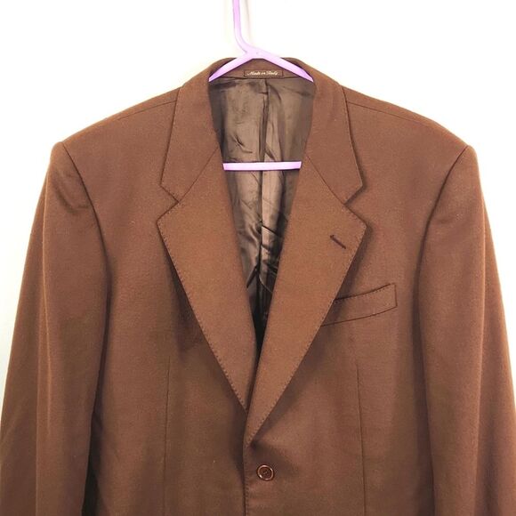 Ermenegildo Zegna Cashmere And Wool 2 Button Sport Coat Blazer Italy 50 US 40 - Picture 2 of 12